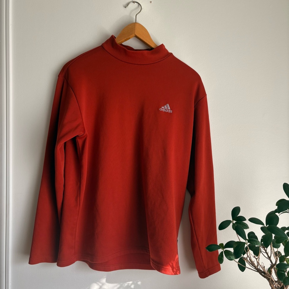 Vintage made in Korea adidas orange long sleeve.